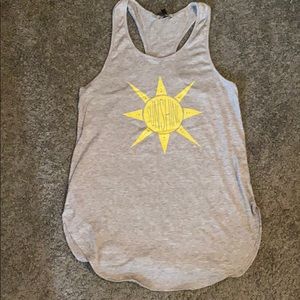 Racer back Sunshine flowy tank